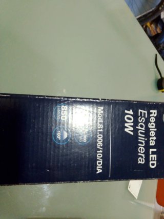 Regleta LED Esquinera 500mm 10W Electro DH