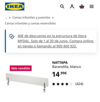 Barandilla de Cama Nattapa