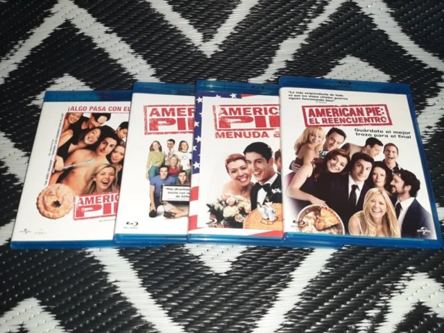 AMERICAN PIE COLECCION 1,2,3,y 4, BLURAY DESCATALG