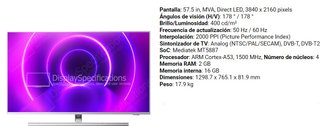 TV Philips 58 58PUS8505. PARA PIEZAS