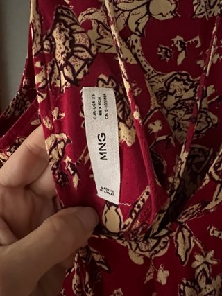 Mono largo floral Mango Talla XS