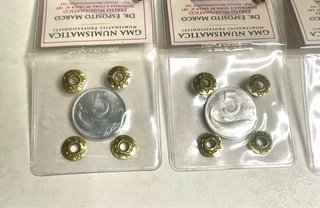 Lotto di 4 monete periziate