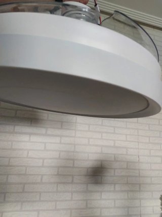 Ventilador techo retráctil transparente