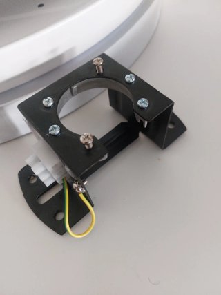 Ventilador techo retráctil transparente