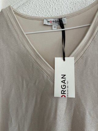 Camiseta Morgan Beige Talla XS