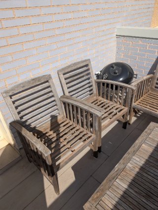 Conjunto Muebles Exterior Madera