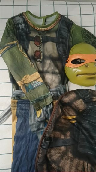 Disfraz Tortugas Ninja Michelangelo Talla 3-4 años