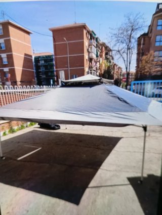 Carpa Gazebo Plegable 3.6x3.6m con Laterales