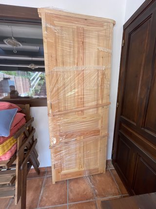 Puerta Madera Maciza Rústica Nueva 203x72.5
