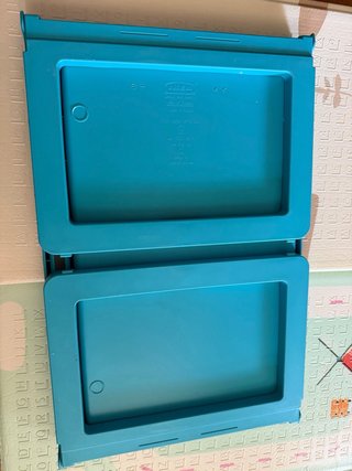 Mesa Auxiliar Ikea Plástico Azul