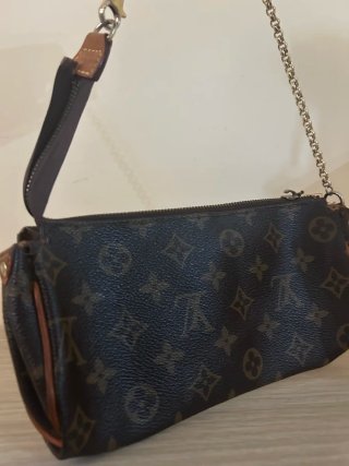 Borsa Louis Vuitton monogram marrone e oro
