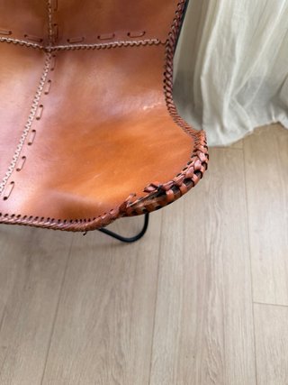Silla Butterfly Cuero Marrón