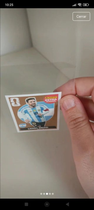 Panini Extra Gold Bronce Messi