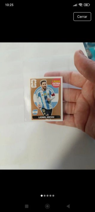 Panini Extra Gold Bronce Messi