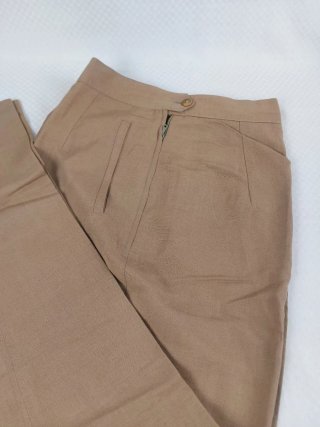 Pantaloni Eleganti Dritti color beige/Marroncini