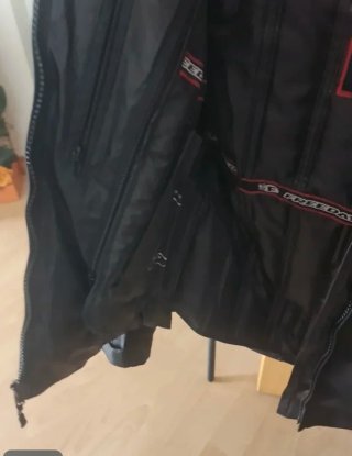 URGE VENDER Chaqueta Moto Negra Extraíble Chaleco