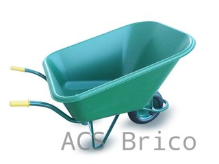 Carretilla 300 Litros Nylon - 1 Rueda