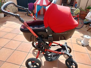Carrito de bebé Jane rojo
