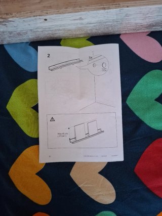 Estantería IKEA madera beige