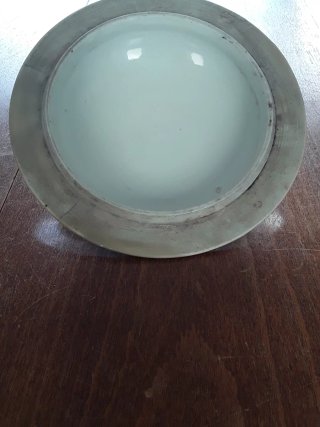 Tapa de porcelana china antigua