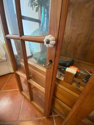 Puertas madera con cristales
