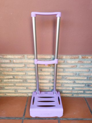 Carrito para mochila morado