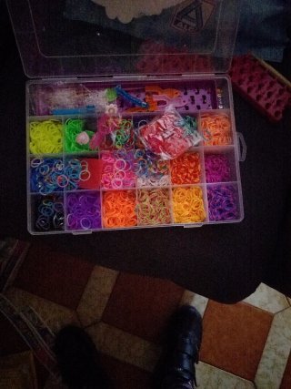 Kit Gomas Pulseras Loom Bands
