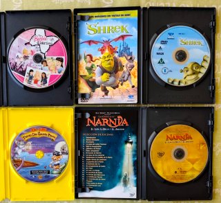Lote 4 Películas DVD Infantiles Originales