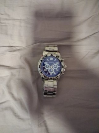 Reloj Geneva Azul y Plateado