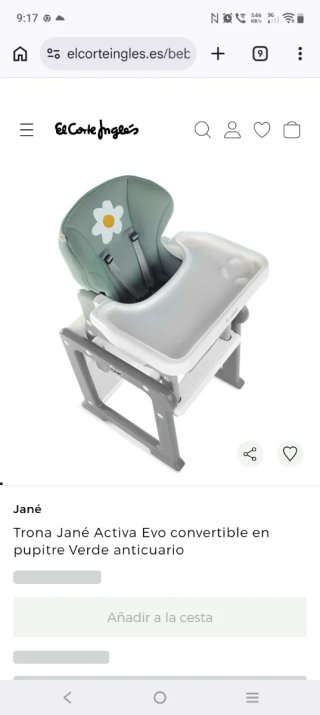 Trona Jané Activa Evo Verde Anticuario