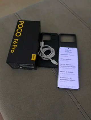 POCO F6 Pro1 12GB RAM y 512GB Blanco + Accesorios
