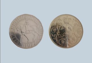 Moneda Isabel II 1977 Proof Plata