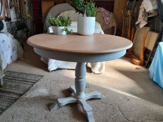 Mesa redonda madera salón/cocina