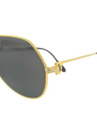 Cartier Vintage Vendome Louis Gold Occhiali Sole
