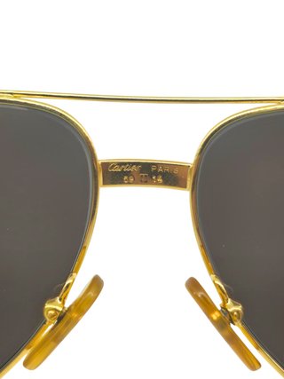 Cartier Vintage Vendome Louis Gold Occhiali Sole