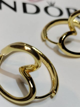 Pendientes Pandora Corazón Oro