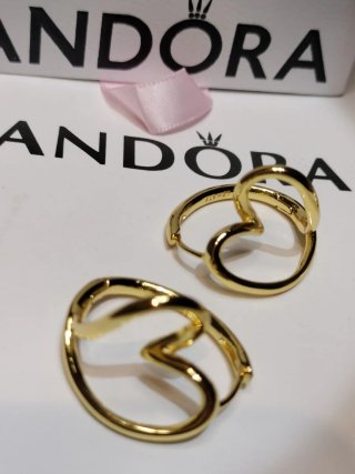 Pendientes Pandora Corazón Oro