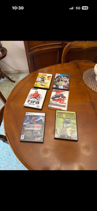 Lote 6 juegos PC DVD vintage