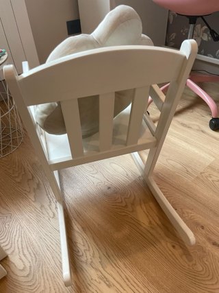 Silla Mecedora Infantil Blanca