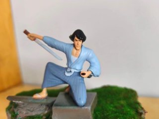 Figure Goemon Lupin III su  base artigianale