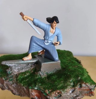 Figure Goemon Lupin III su  base artigianale