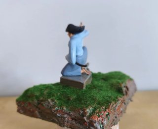 Figure Goemon Lupin III su  base artigianale
