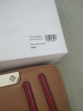 Cartera Guess Nueva Marrón y Roja