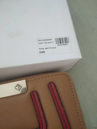 Cartera Guess Nueva Marrón y Roja
