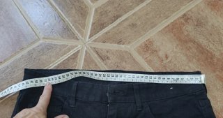 Pantaloni jeans neri da uomo