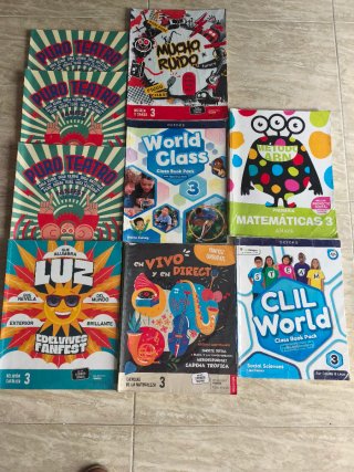 libros tercero primaria Pablo VI Avila
