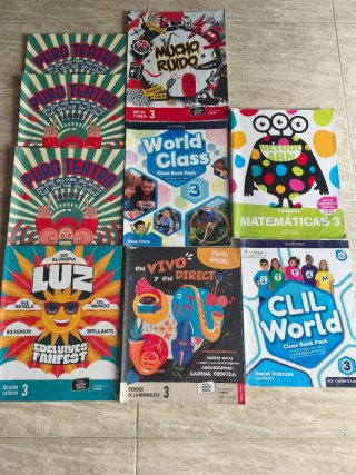 libros tercero primaria Pablo VI Avila