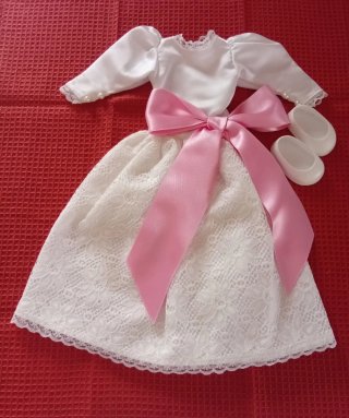 Réplica Vestido Novia Muñeca Nancy
