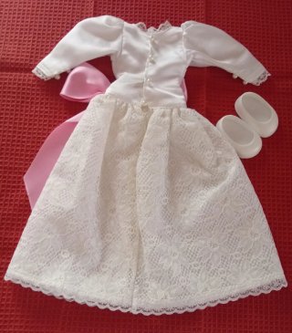 Réplica Vestido Novia Muñeca Nancy