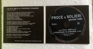 Proce & Solieri - La Più Bella Canzone D'Amore CD